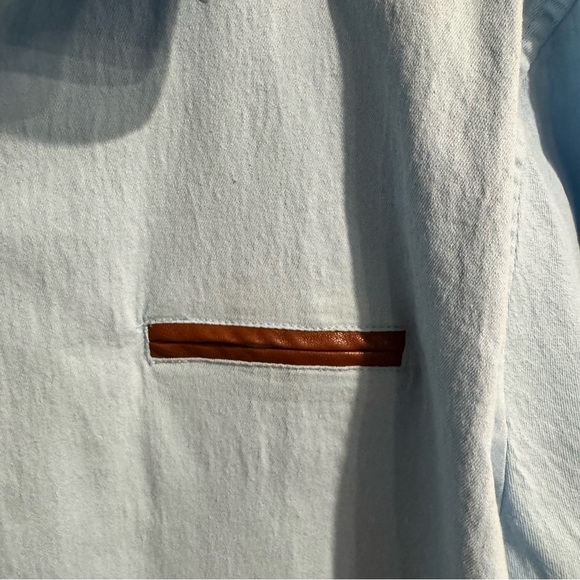 Coofandy Light Blue Men's Shirt - Picture 4 of 6